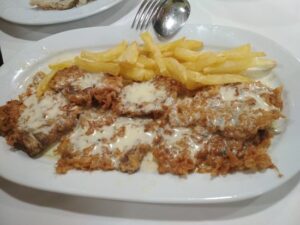 plato restaurante club maritimo astur donde comer en puerto deportivo gijon