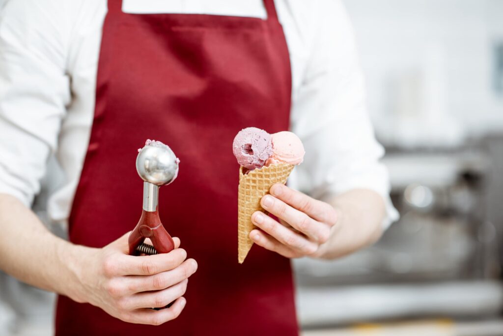 Helado en Gijón