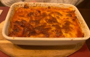 comer lasaña en gijon pizzeria crettino