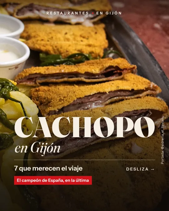 Portada del carrusel: Cachopo en Gijón, 7 que merecen el viaje
